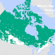 Illustration for article titled Canada is Really Big, but Not Empty